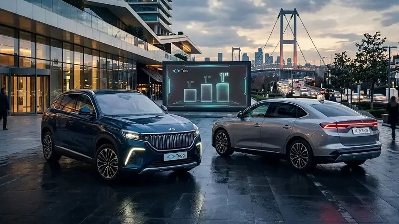 Foto - En çok satan otomobiller belli oldu: Listede TOGG da var!