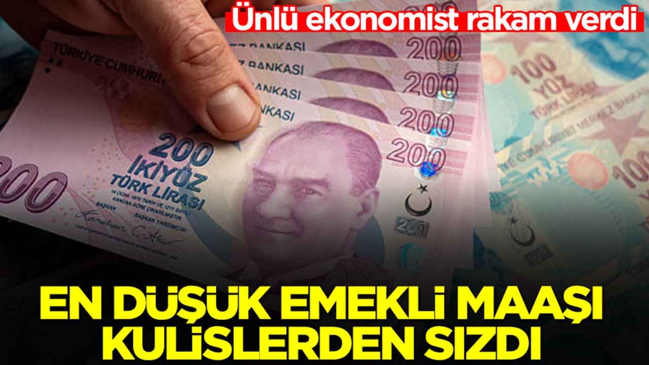 En düşük emekli maaşı kulislerden sızdı: Ünlü ekonomist rakam verdi