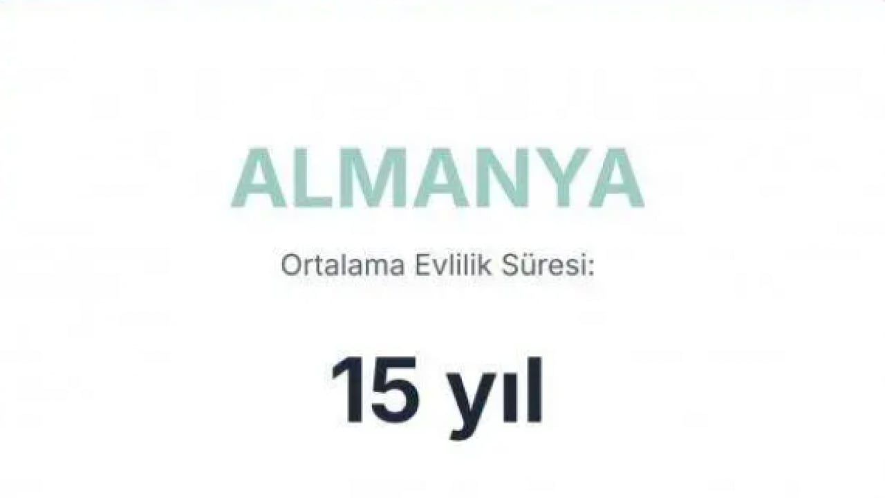 Foto - En uzun süre evli kalan ülkeler belli oldu! Türkiye'de kaç yıl evli kalınıyor?