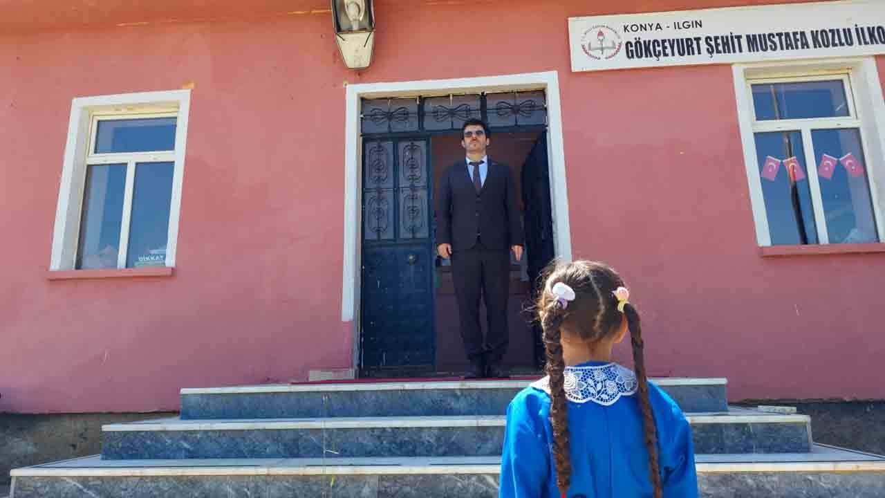 Foto - Ender rastlanan tablo: Bu okulda her şey tek
