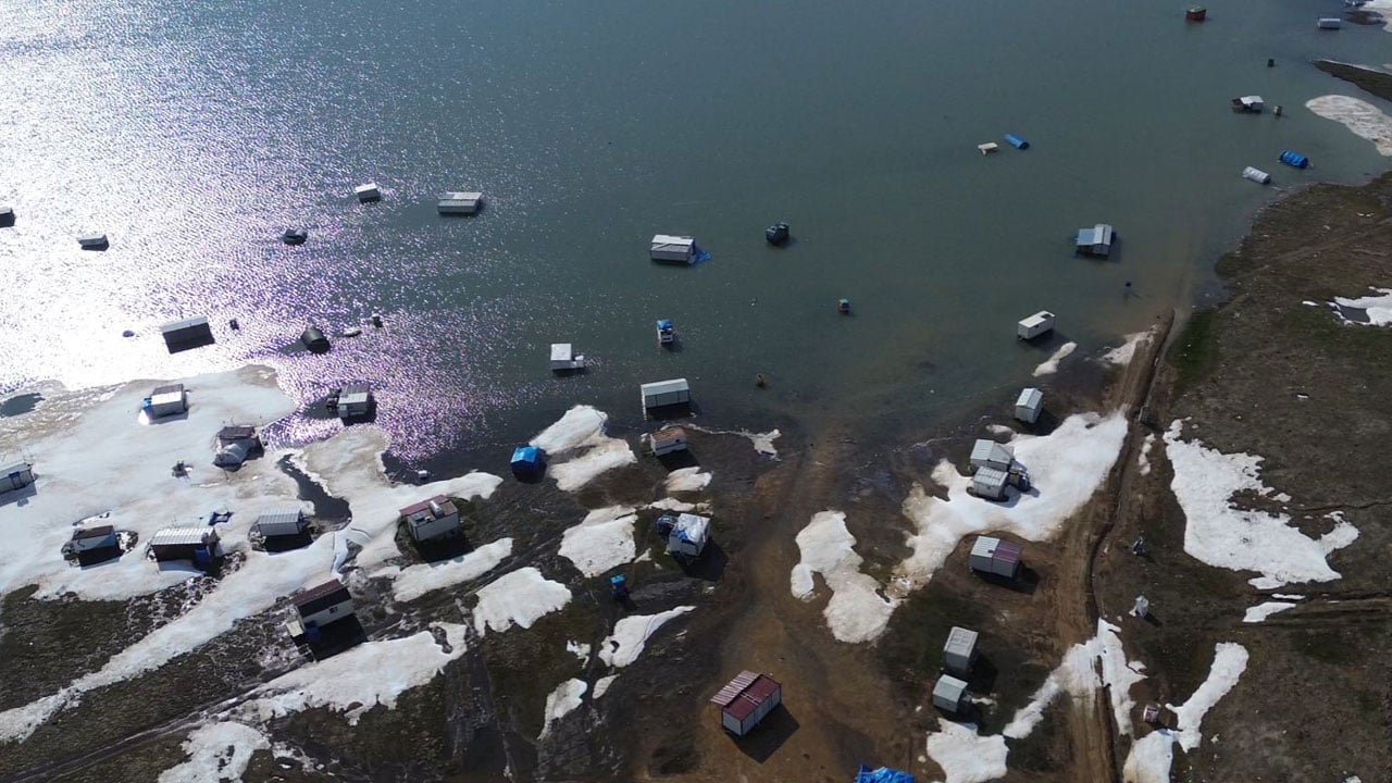 Foto - Erciyes eteklerinde şaşırtan manzara! Kuruyan göl yeniden doldu