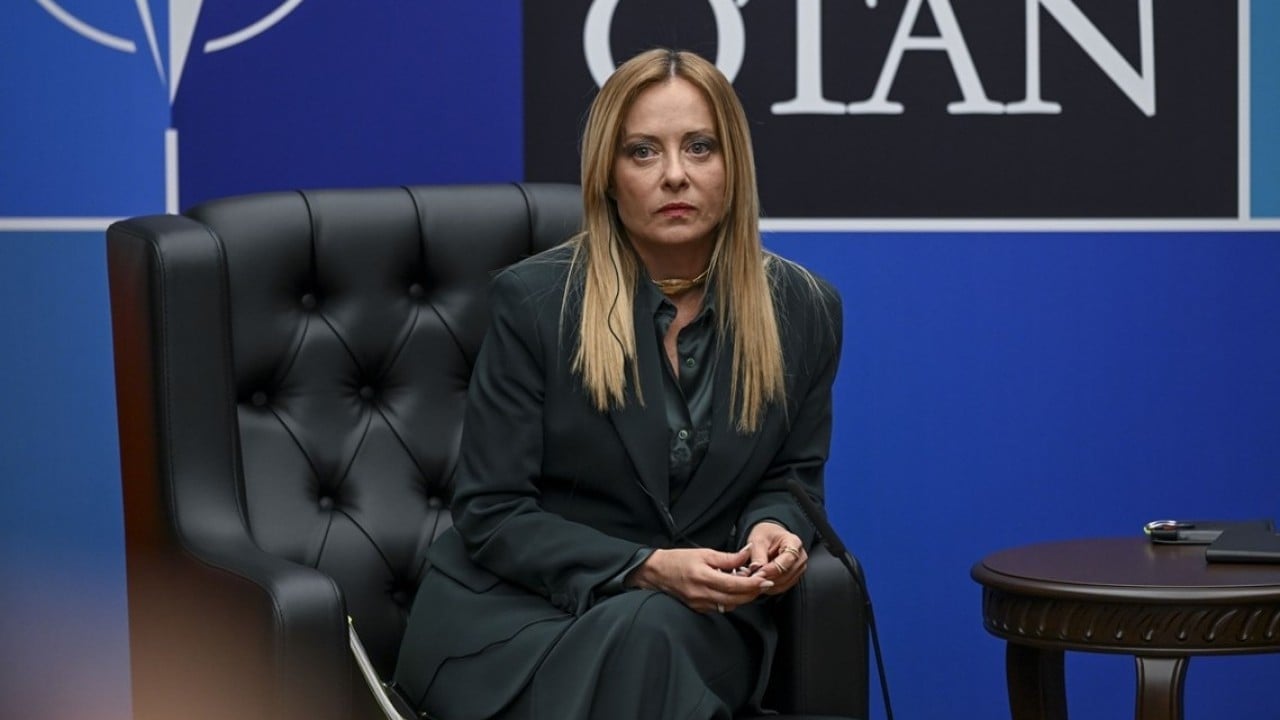 Foto - Cumhurbaşkanı Erdoğan, İtalya Başbakanı Meloni ile bir araya geldi 