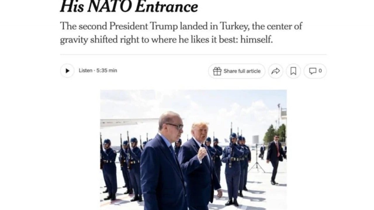 Foto - Erdoğan-Trump zirvesi dış basına damga vurdu: İki ülkede korku manşetleri