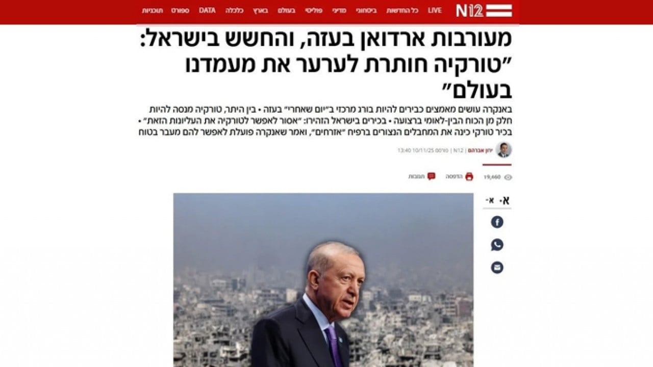 Foto - Erdoğan’ın etkisi arttıkça Siyonistler çıldırıyor! İsrail, Türkiye korkusundan ABD’den yardım istedi