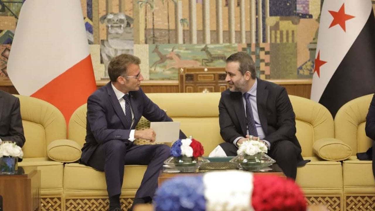 Foto - Esad sonrası Şam’a giden ilk AB lideri oldu! Macron’dan Suriye’ye tarihi ziyaret