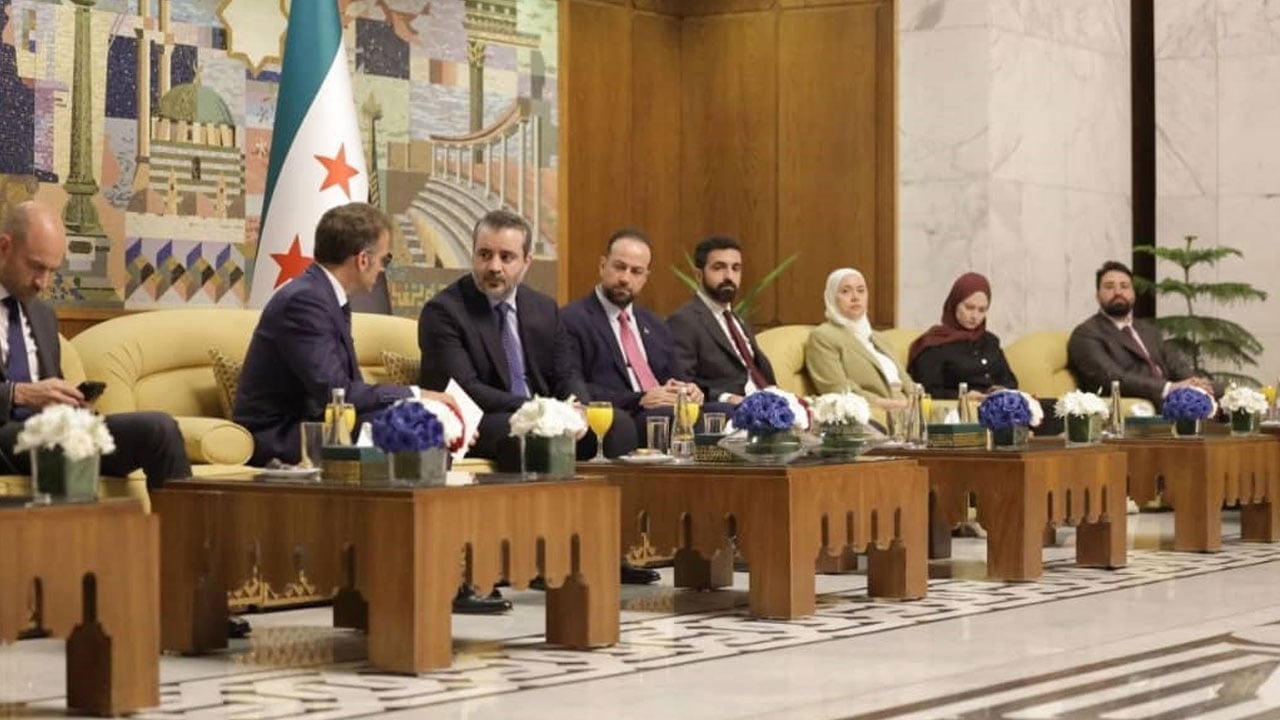 Foto - Esad sonrası Şam’a giden ilk AB lideri oldu! Macron’dan Suriye’ye tarihi ziyaret
