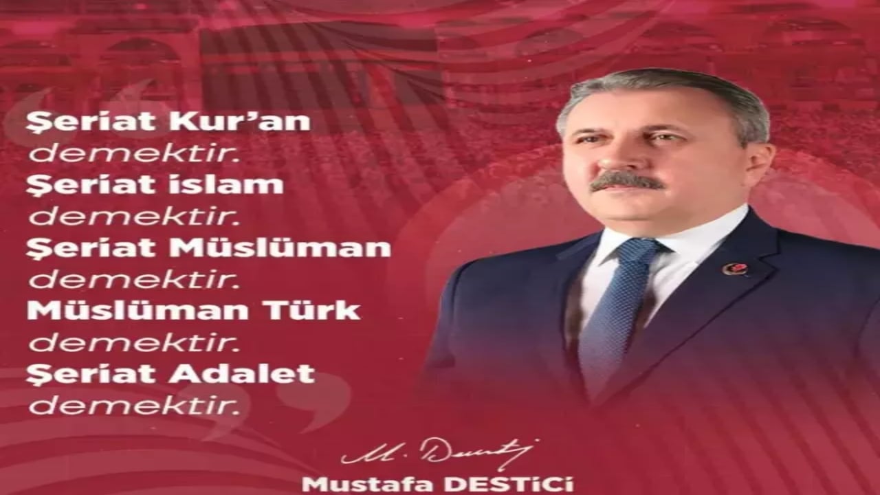 Foto - Esra Erol’un şeriatla ilgili sözlerine Mustafa Destici’den sert tepki