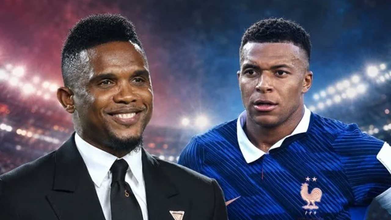 Foto - Eto'o, Mbappe'ye sahiplendi