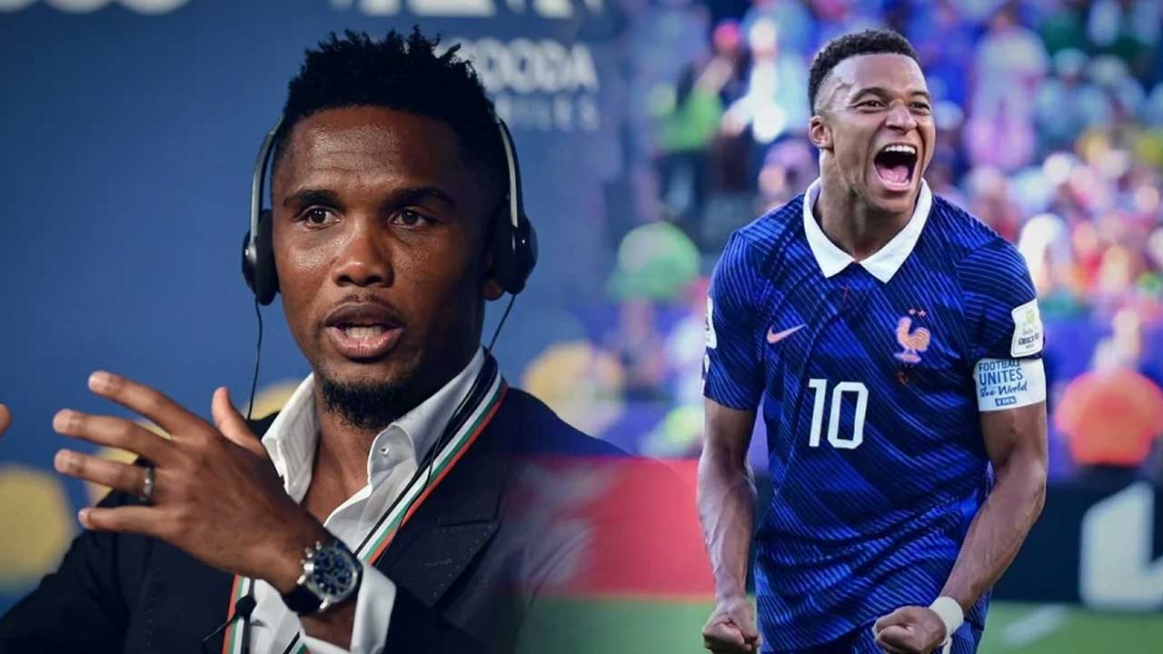 Foto - Eto'o, Mbappe'ye sahiplendi
