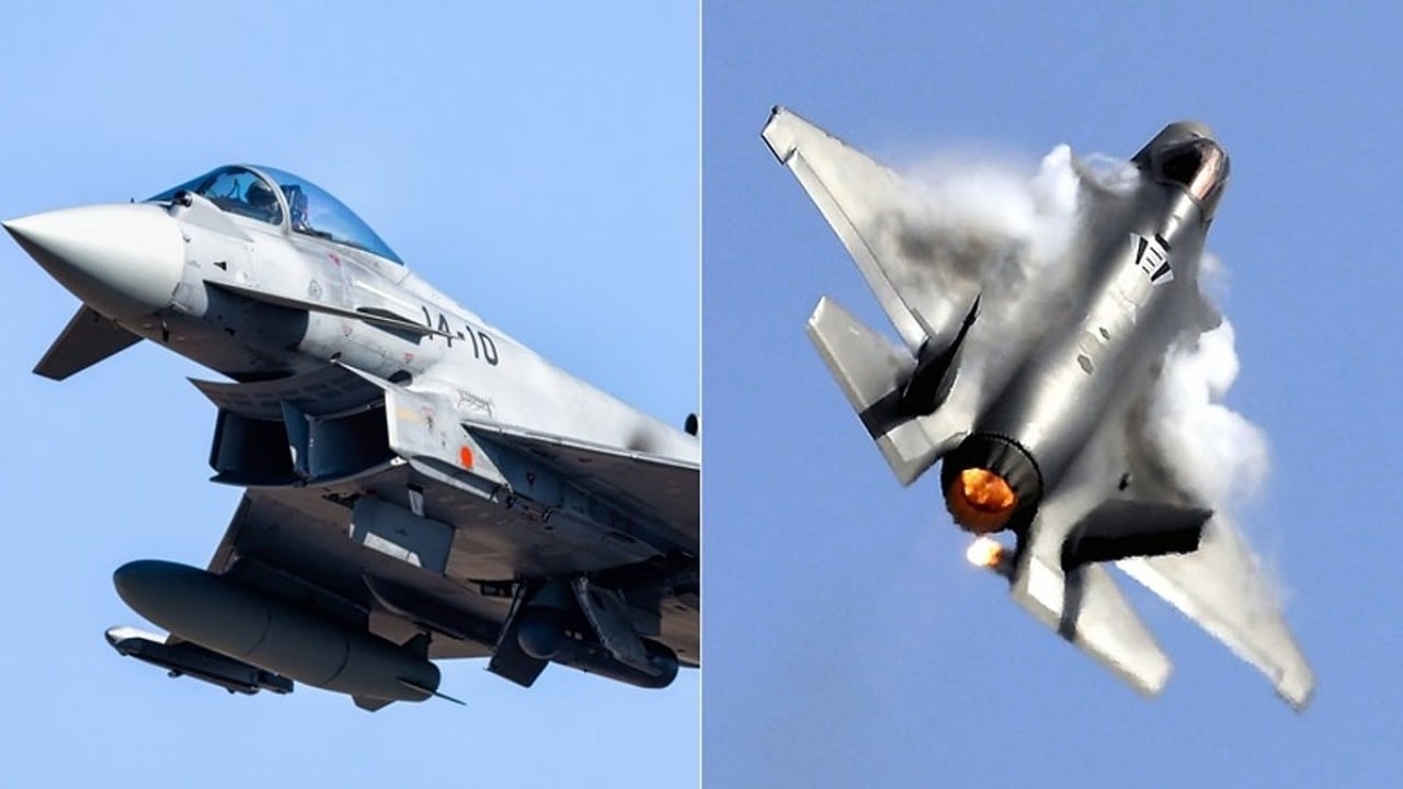 Foto - Eurofighter ile F-35 savaş uçağı birbirine girdi: İşte sonuç