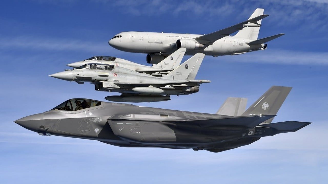 Foto - Eurofighter ile F-35 savaş uçağı birbirine girdi: İşte sonuç