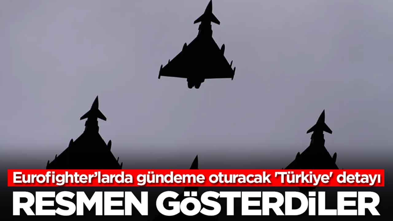 Eurofighter savaş uçaklarında gündeme oturacak 'Türkiye' detayı: Resmen gösterdiler, peş peşe havalandı