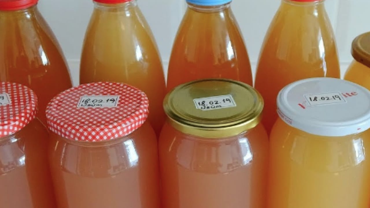 Foto - Ev yapımı elma sirkesi tarifi Feridun Kunak'tan: kilo kilo alıp boşuna fazla para vermeyin! Organik meyve tedarik edin