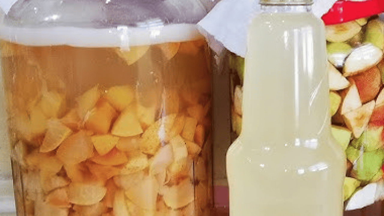 Foto - Ev yapımı elma sirkesi tarifi Feridun Kunak'tan: kilo kilo alıp boşuna fazla para vermeyin! Organik meyve tedarik edin