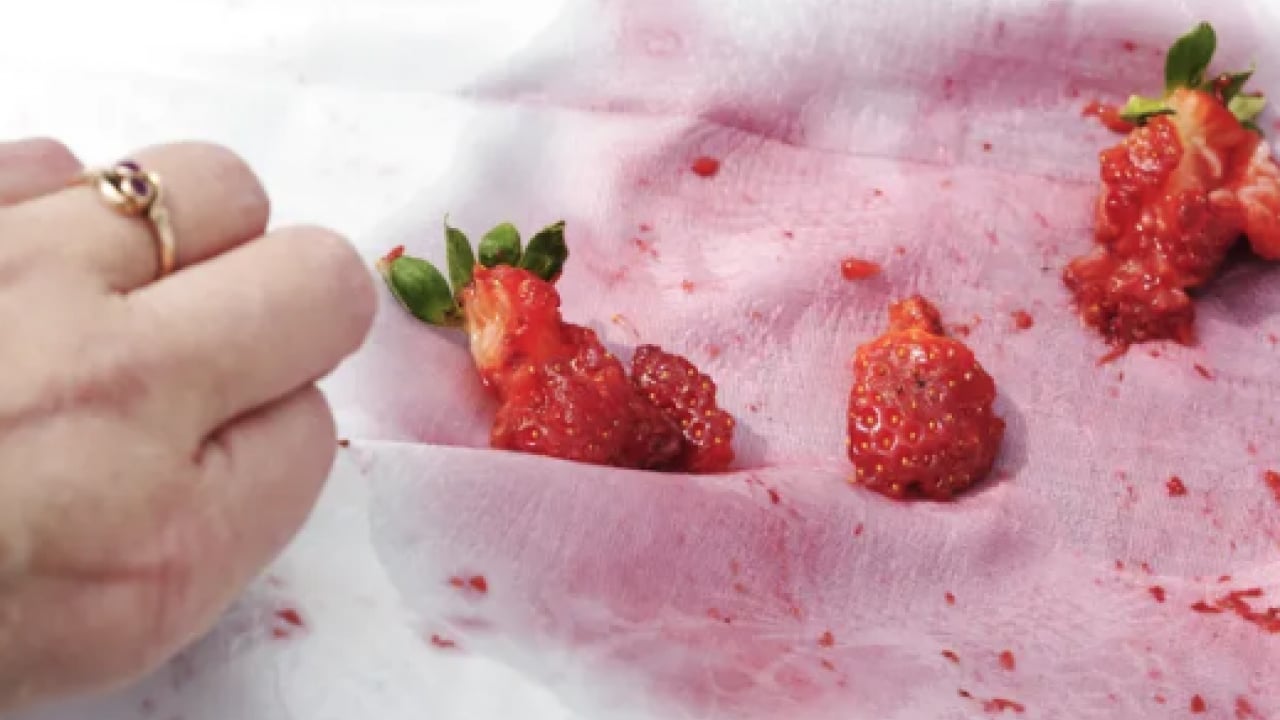 Evde 5 basit adımda lekelere veda... Damlayan meyve lekeleri kabus olmasın!