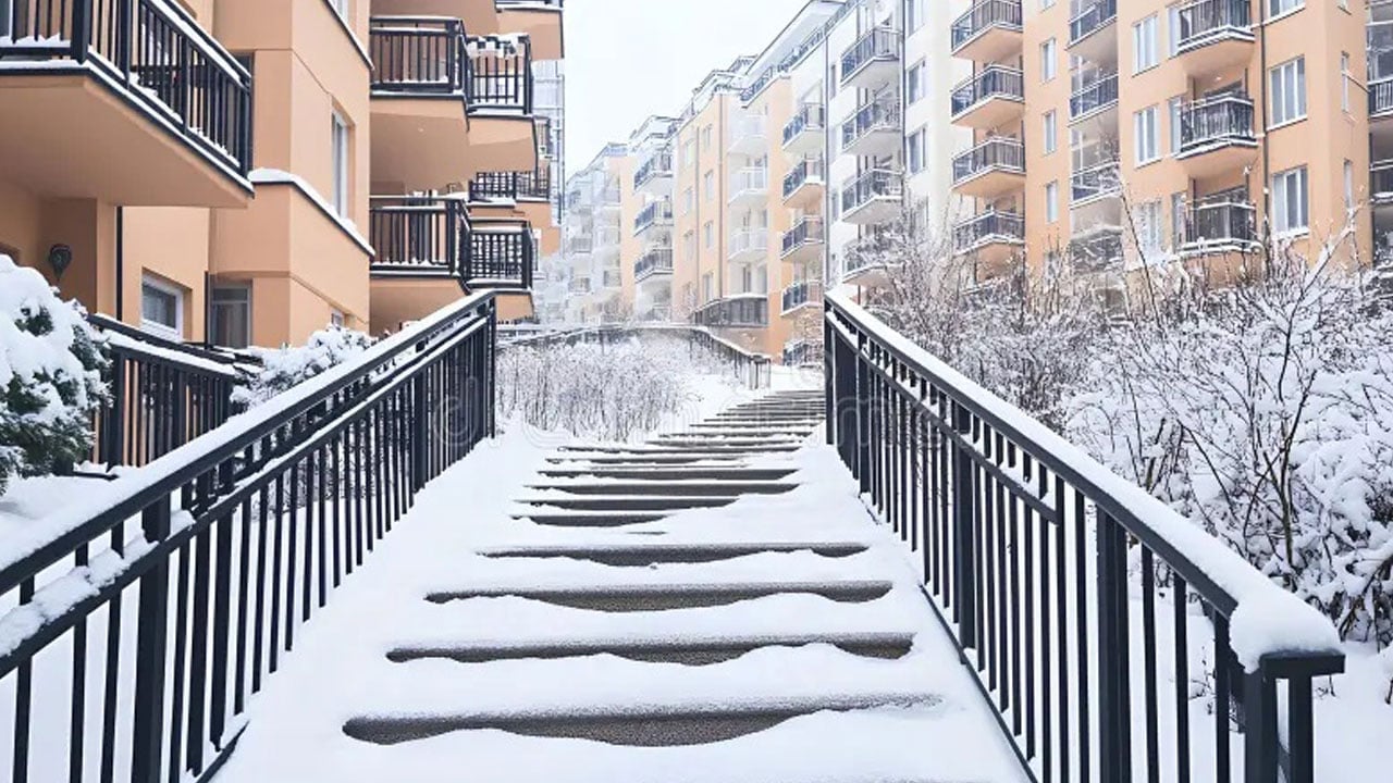 Foto - Evlerin önü temizlenmezse tehlike büyüyor! İşte donan zeminle doğru müdahale formülü