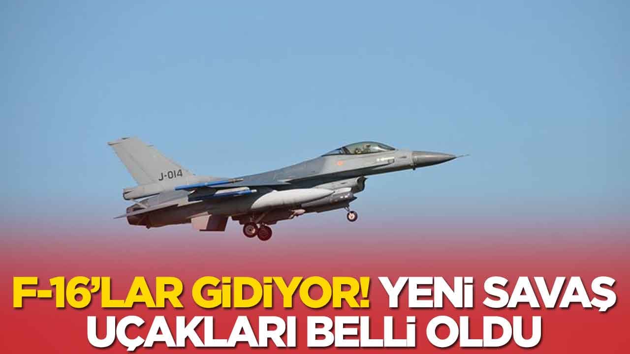 F-16'lar geri çekildi: Yeni savaş uçakları geliyor
