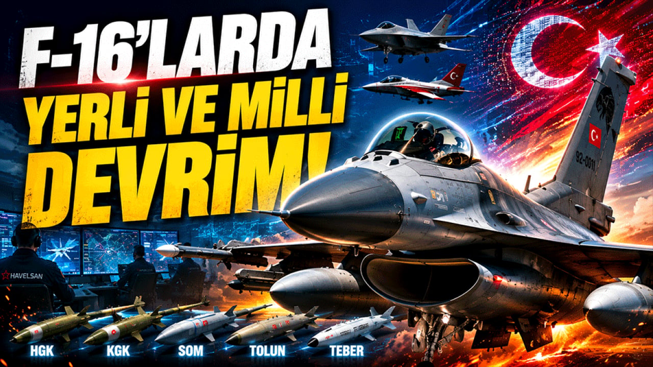 F-16'larda yerli ve milli devrim... Kritik yazılım göreve hazır