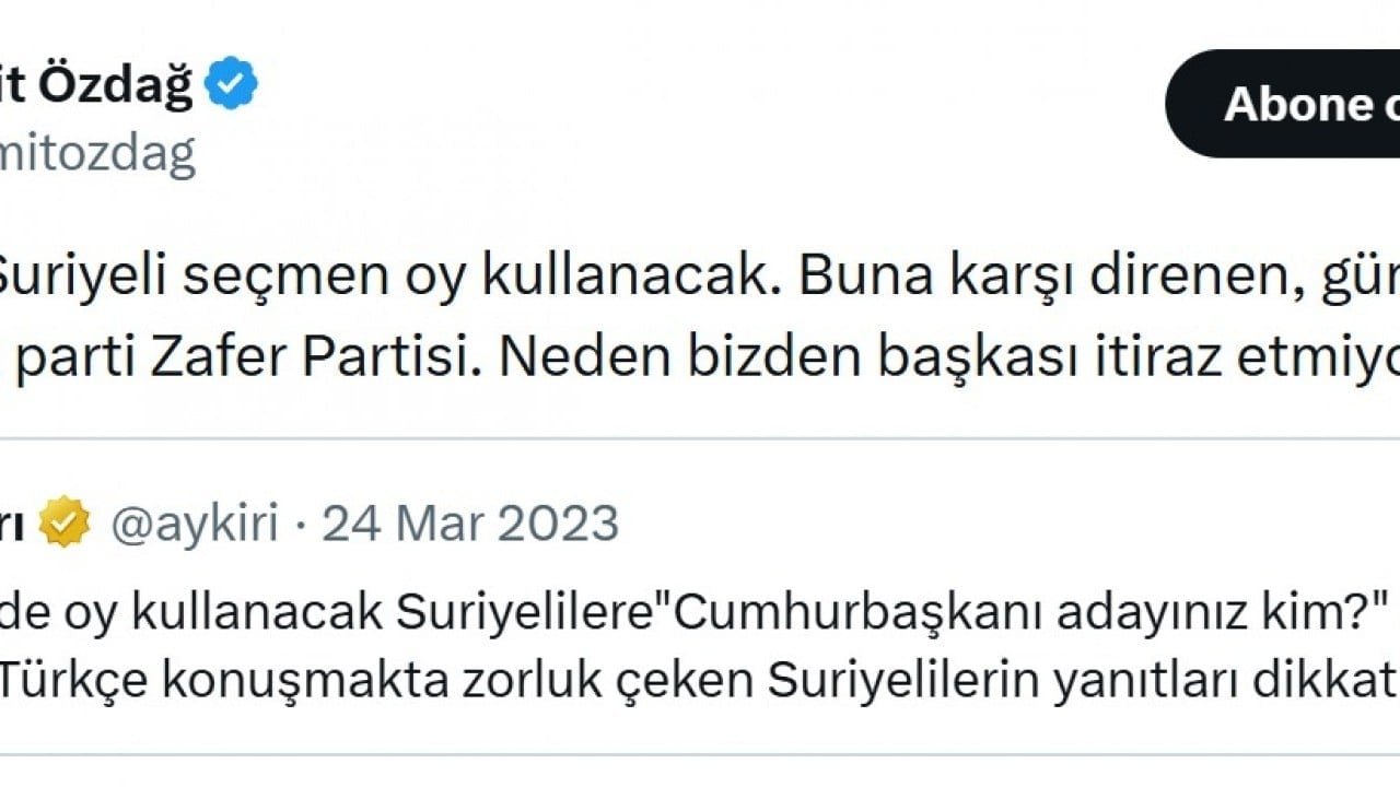 Foto - Faşist Ümit Özdağ yine aynı yalanın tuşuna bastı! Yıl farklı kaset aynı