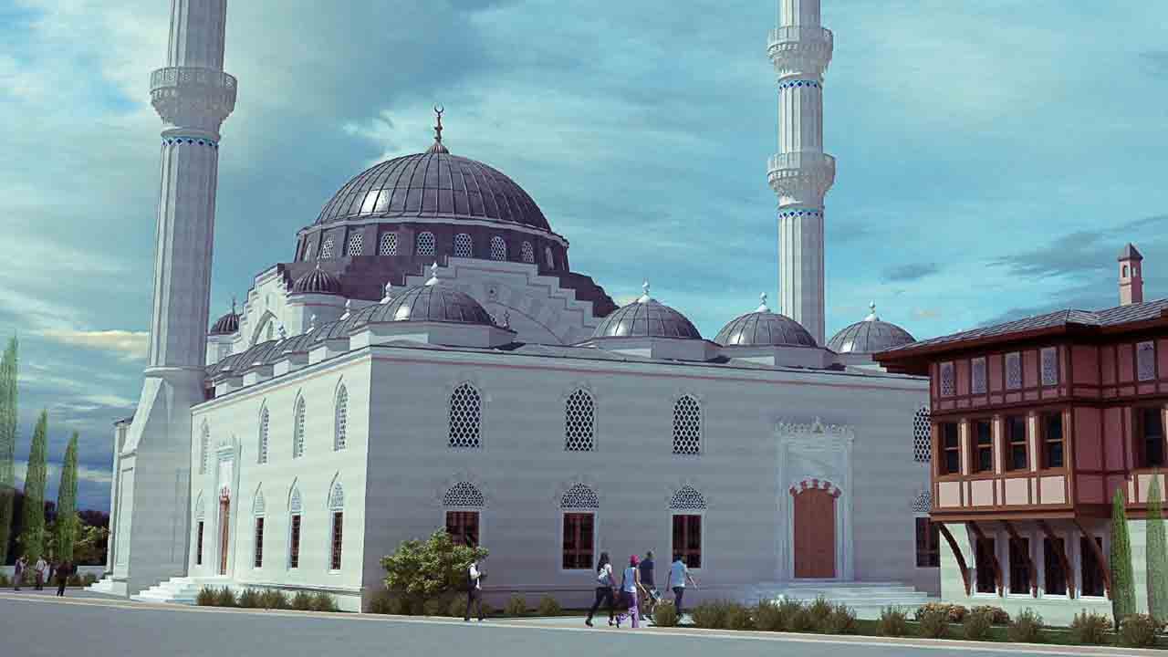 Foto - Faşistlerin provokasyonları altında yükseliyor: Avrupa’nın en büyük camisinden güzel haber
