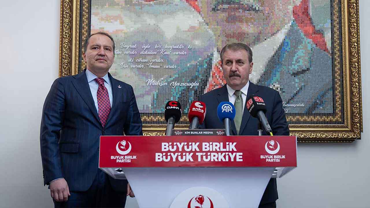 Fatih Erbakan'dan Mustafa Destici'ye ziyaret! Ankara'da iki liderden önemli görüşme!