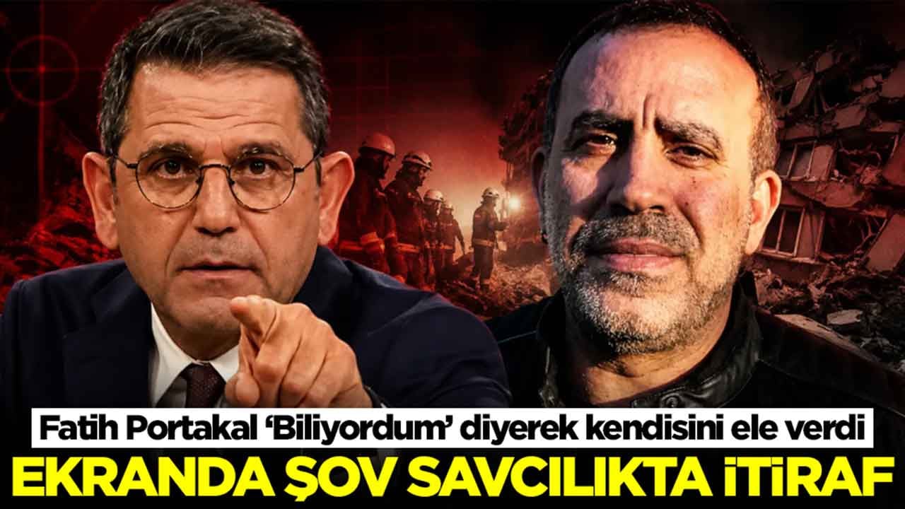 Fatih Portakal ‘Biliyordum’ diyerek kendisini ele verdi: Ekranda şov savcılıkta itiraf