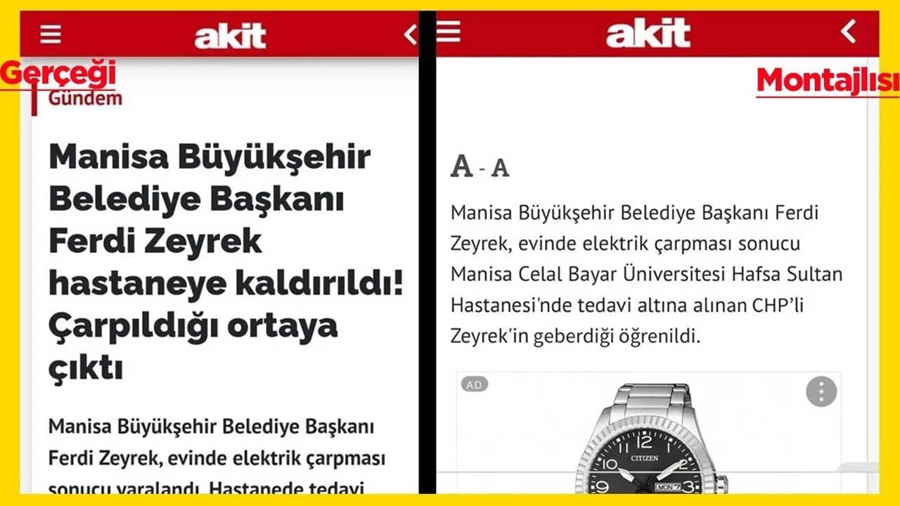 Foto - Ferdi Zeyrek üzerinden montaj yapıp Akit'i hedef almışlardı! Hadi bakalım çemkirin şimdi Odatv’ye