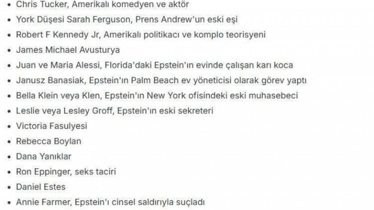 Foto - Fetö’nün Epstein ilişkisi şoke etti! Skandal listedeki isimler yeniden gündemde!