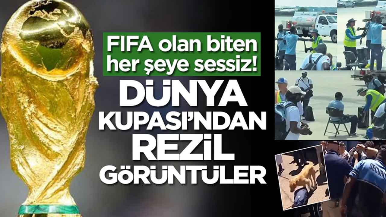 FIFA peş peşe yaşanan skandallara sessiz: Dünya Kupası'ndan rezil görüntüler