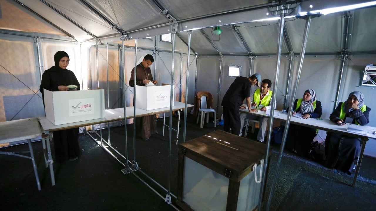 Foto - Filistin'de halk sandık başında