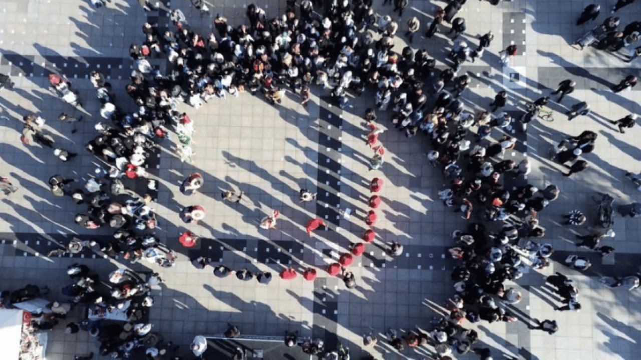 Filistin’e destek etkinliğine yoğun ilgi 