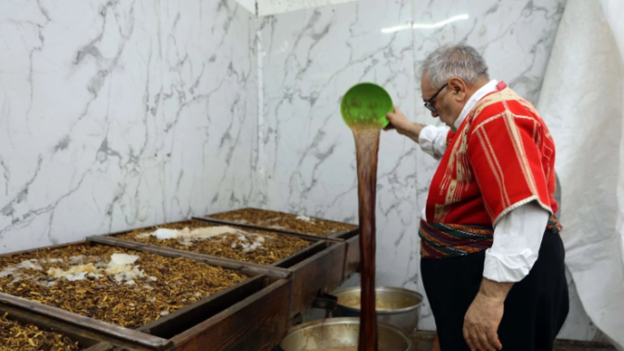 Foto - Fırat Nehri kenarındaki ağaçlardan toplanıyor! İftar ve sahur sofralarının vazgeçilmezi!