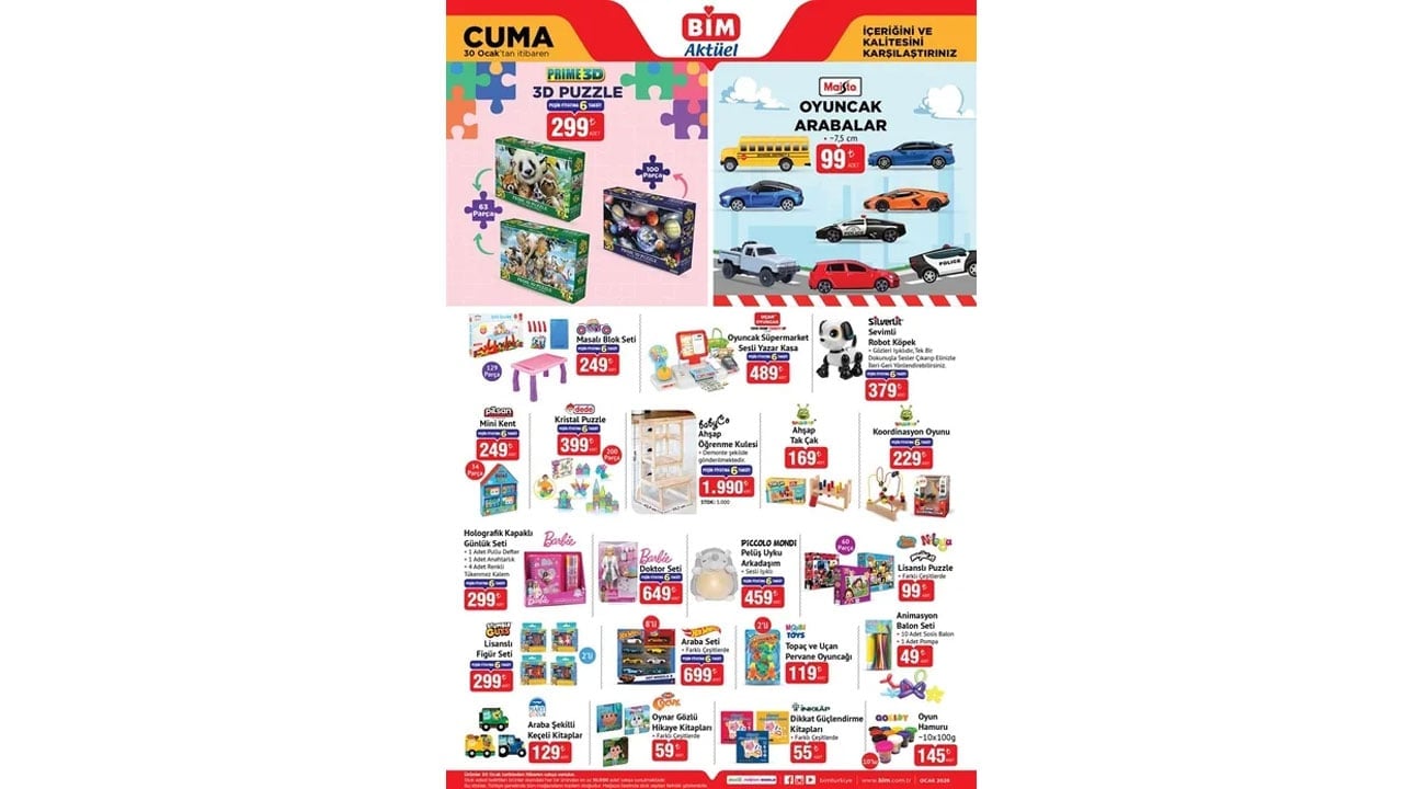 Foto - Fırsat üstüne fırsat! BİM’de 27-30 Ocak 2026 indirimleri dolu dolu geliyor