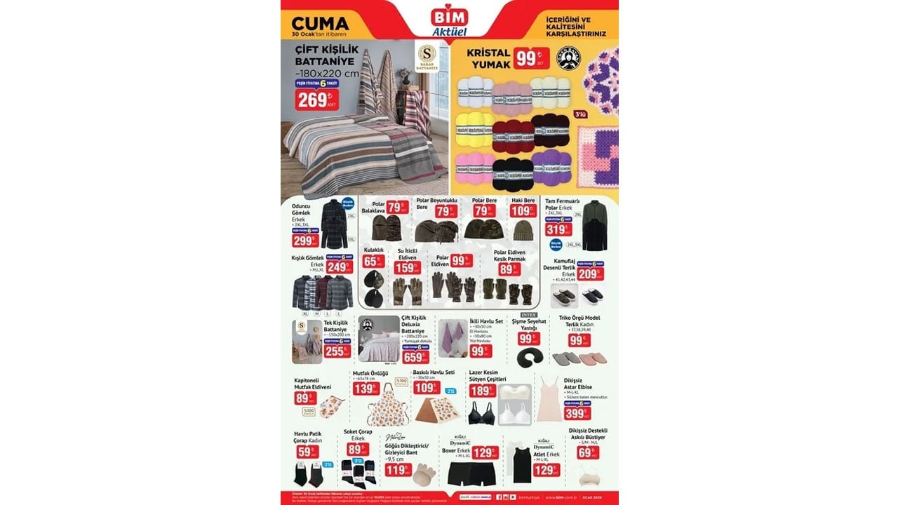 Foto - Fırsat üstüne fırsat! BİM’de 27-30 Ocak 2026 indirimleri dolu dolu geliyor