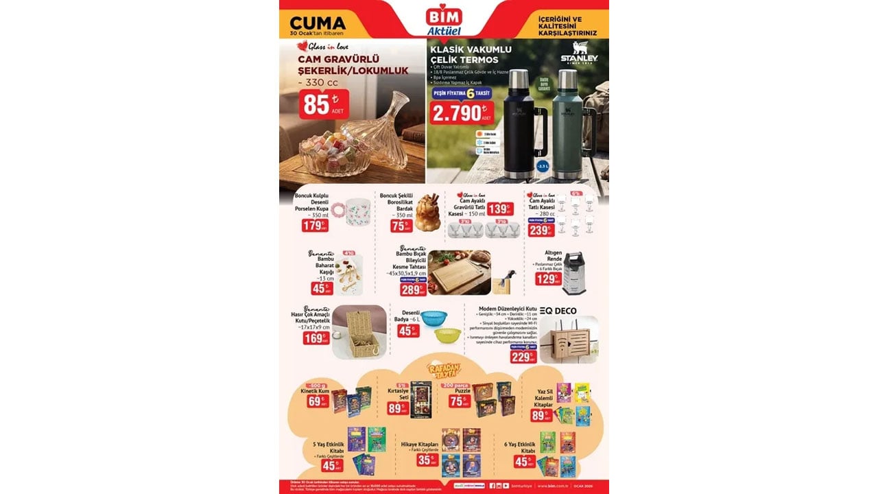 Foto - Fırsat üstüne fırsat! BİM’de 27-30 Ocak 2026 indirimleri dolu dolu geliyor