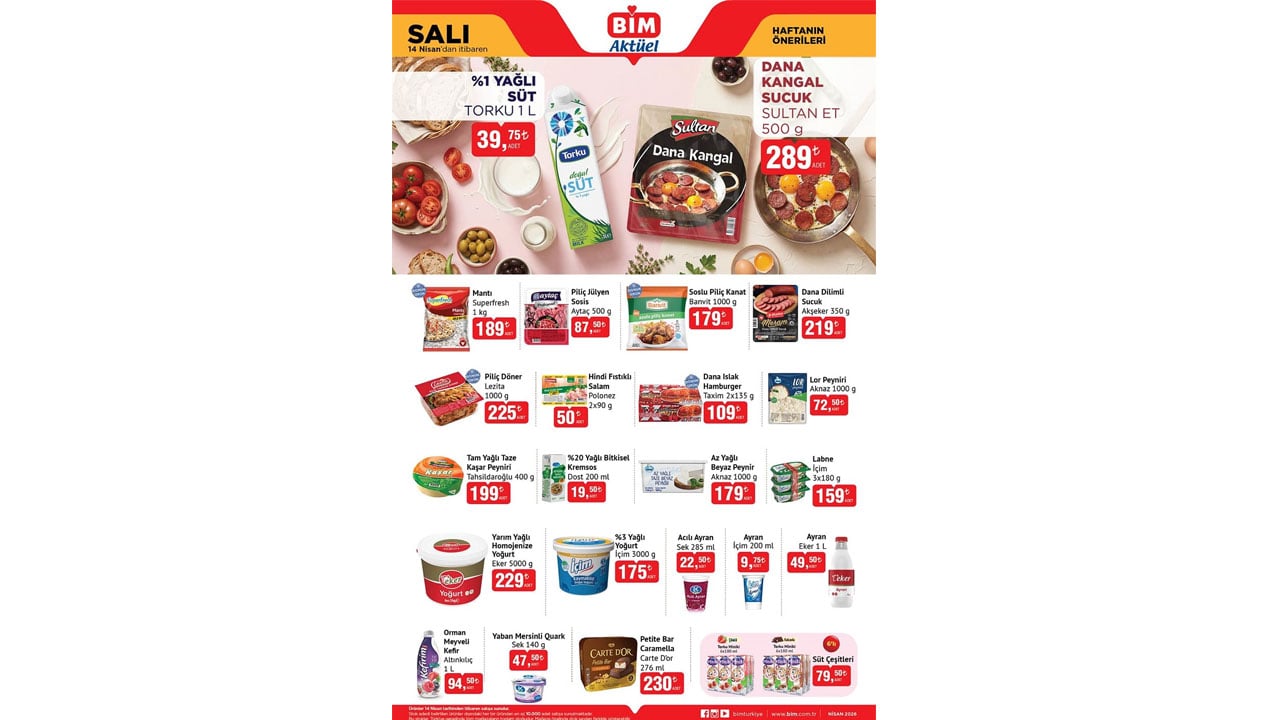 Foto - Fırsatlar dolu dolu geliyor! BİM’de 14 Nisan 2026 indirimleri açıklandı