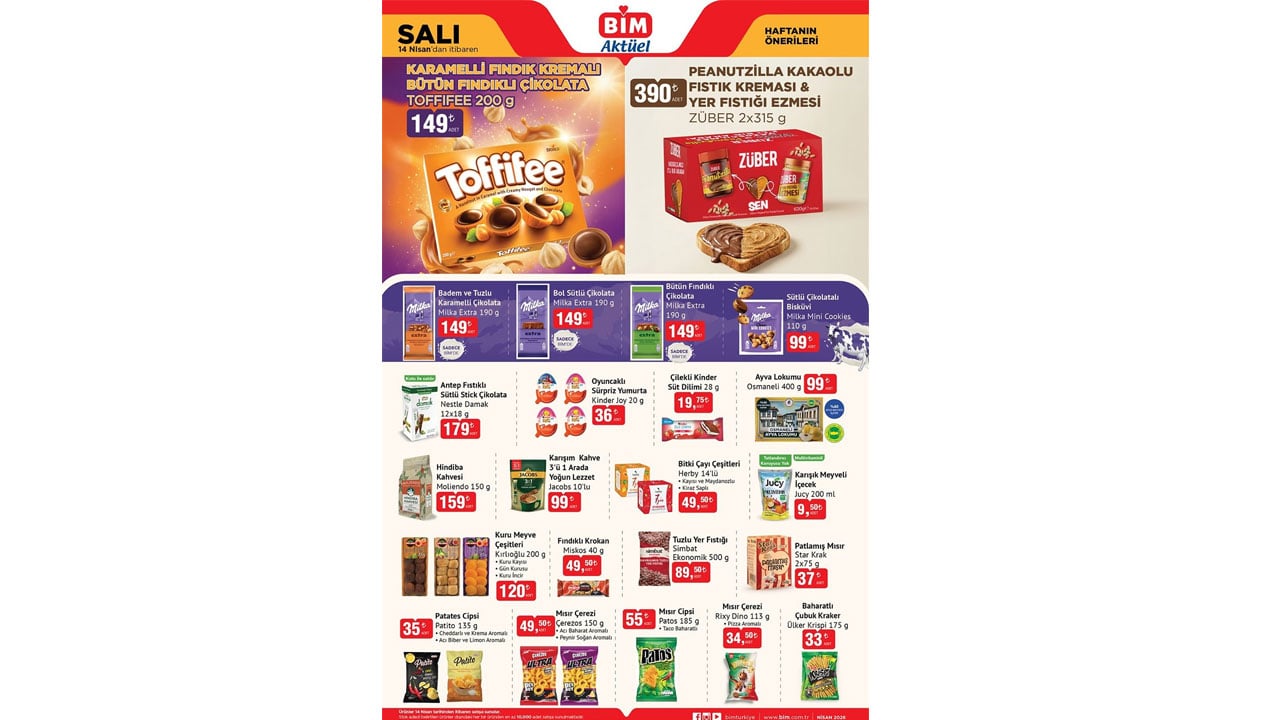 Foto - Fırsatlar dolu dolu geliyor! BİM’de 14 Nisan 2026 indirimleri açıklandı