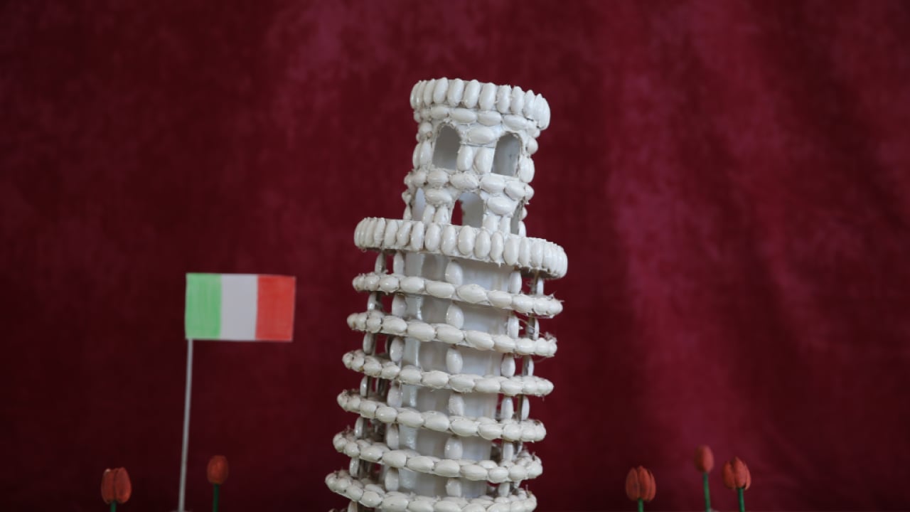 Foto - Fıstık kabukları sanat eserine dönüştü: Öğrencilerden ‘Sıfır Atık’ dersi!