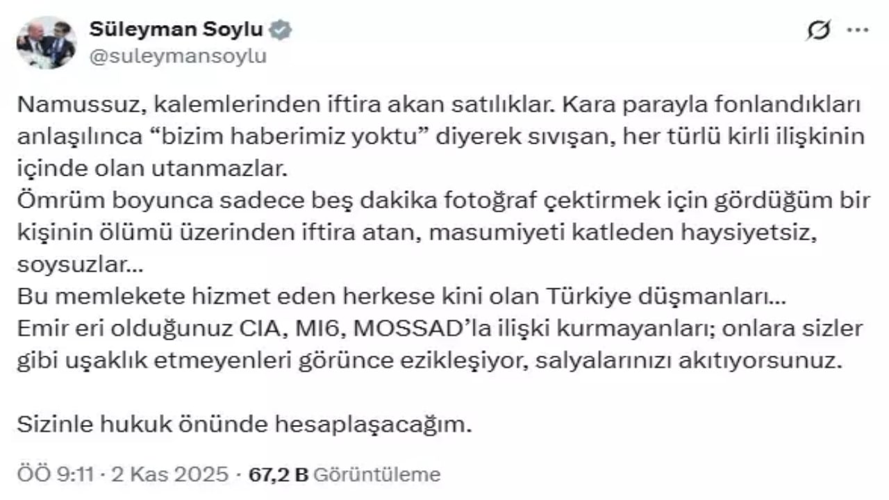 Foto - Fotoğrafları ortaya çıkmıştı! Fatih Özer’in ölümü sonrası ortaya atılan iddia Süleyman Soylu’yu resmen çıldırttı: Soysuzlar, satılıklar