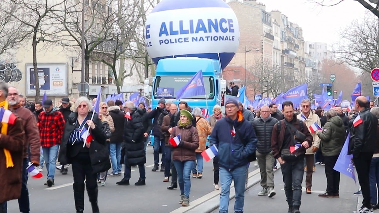 Foto - Fransa’da polisler isyanda: 