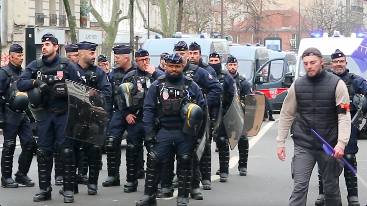 Foto - Fransa’da polisler isyanda: 