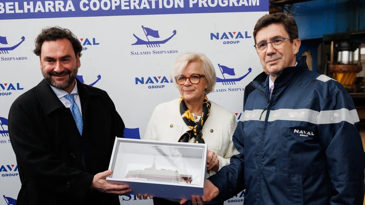 Foto - Fransız bakan Yunan tersanesini ziyaret etti: Tüm dünyaya seslendi... Bir onur diyerek duyurdu!