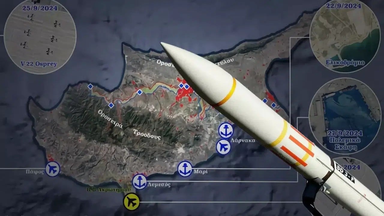 Foto - Yakın zamanda Türkiye’ye kafa tutmaya çalışıyorlardı: Füzeleri, İHA'ları gören Rumlar ağlamaya başladı