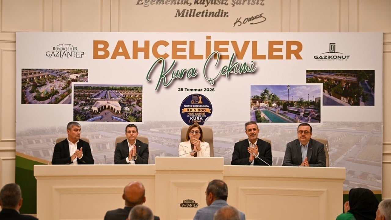 Foto - Gaziantep'te noter huzurunda kura çekildi! Bahçelievler Projesi'nin ilk 5 bin hak sahibi belirlendi