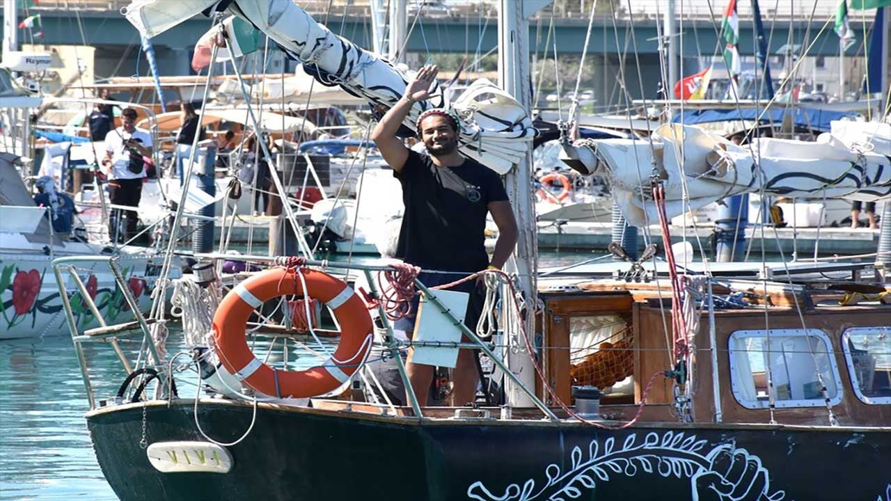 Foto - Gazze ablukasına sivil tokat! Küresel Sumud Filosu 