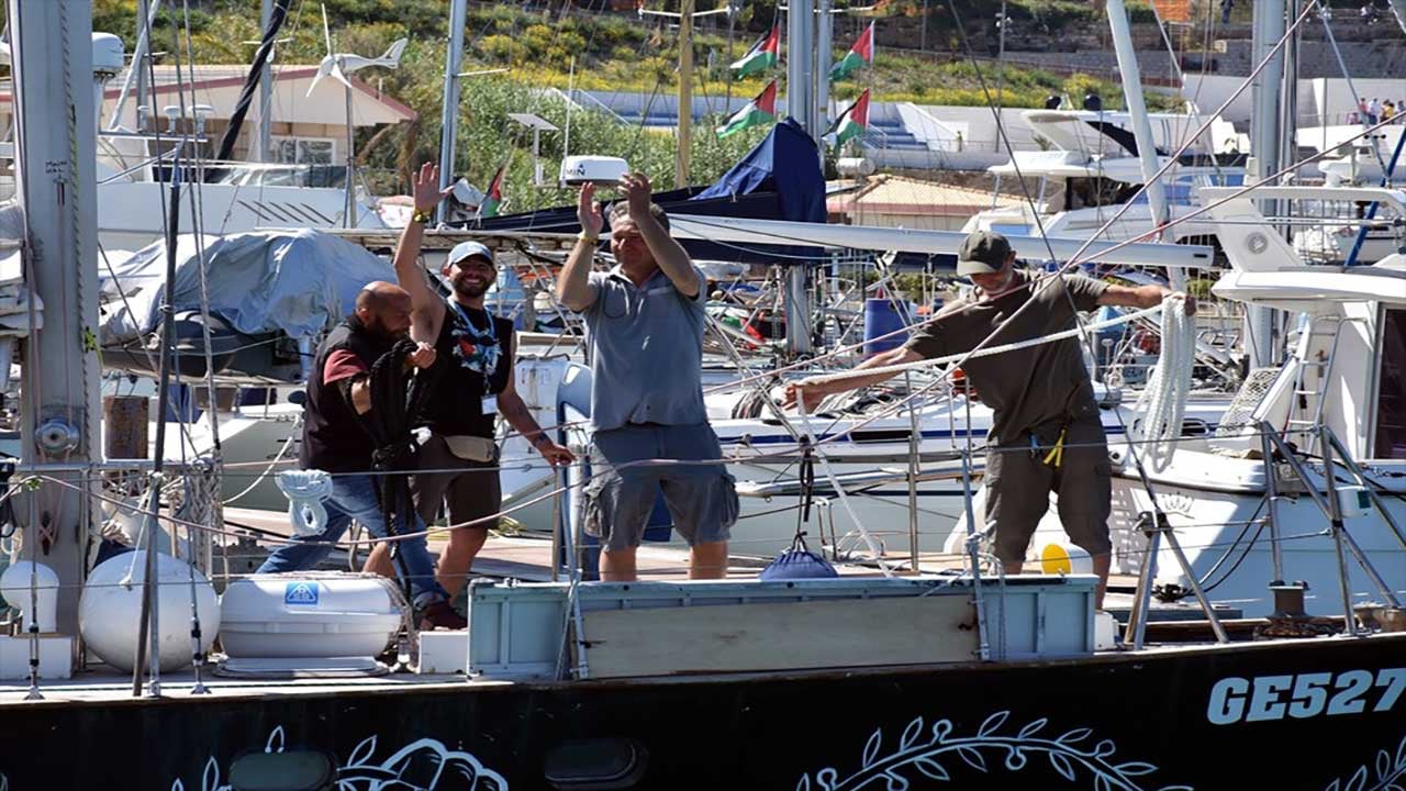 Foto - Gazze ablukasına sivil tokat! Küresel Sumud Filosu 