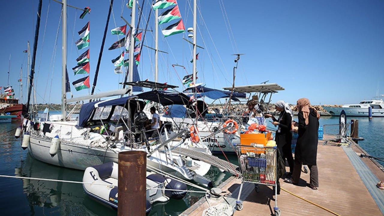 Foto - Gazze yolunda ikinci sefere çıkıyor SUMUD bir etebı daha geride bıraktı