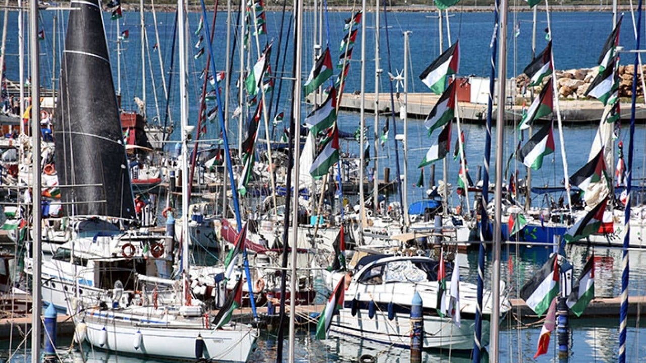 Foto - Gazze yolunda ikinci sefere çıkıyor SUMUD bir etebı daha geride bıraktı