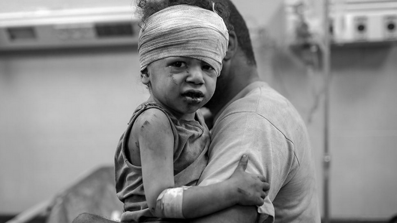 Foto - Gazze'de binlerce çocuk Nasır Hastanesi'de tedavi bekliyor: Birçok 'Batılı gazeteci'den sert eleştiri geldi