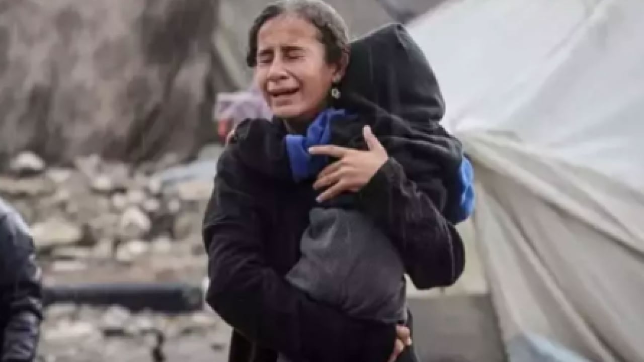 Foto - Gazze'de çadırları yine su bastı! Dünya bu feryatlara sağır mı?